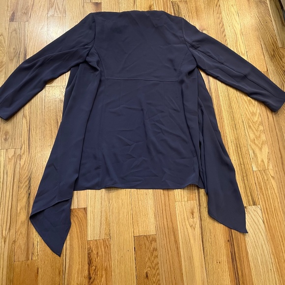 NWOT ANNE KLEIN Gray Blazer Jacket Cardigan Duster - Picture 5 of 5